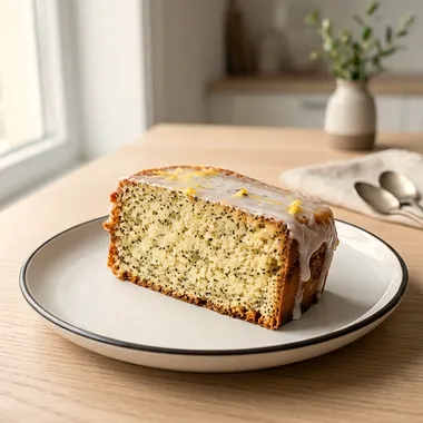 Budín de limón y amapola