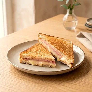 Tostado de jamón y queso